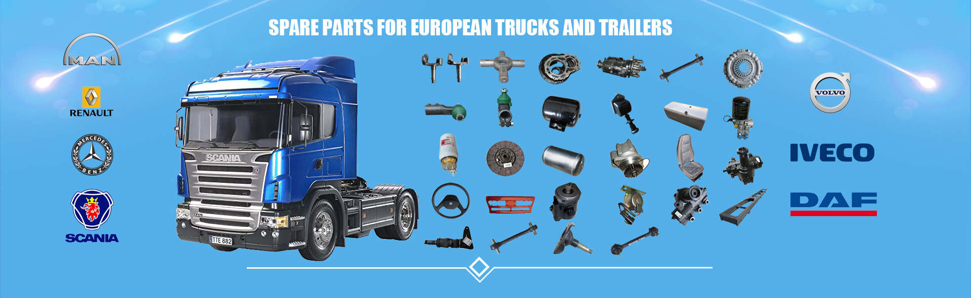 European Truck spare parts